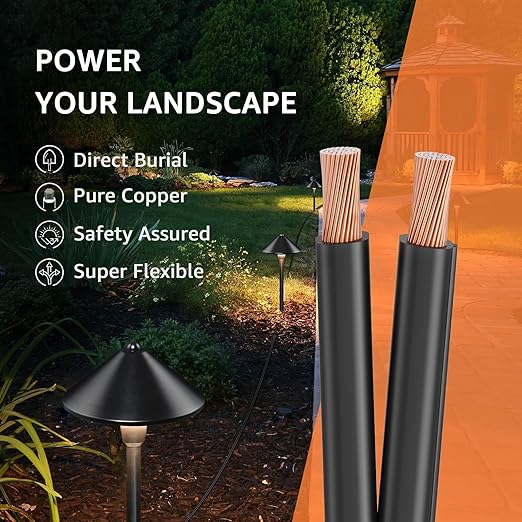 SUNVIE 16/2 Low Voltage Landscape Wire 250FT - Image 9