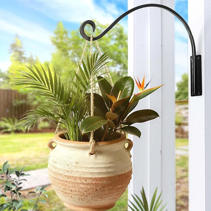 Qiang Ni Heavy-Duty Plant Hanger Outdoor: 16-Inch 80 lbs Hanging Plant Hooks - Image 2