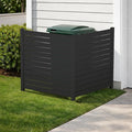 Kozyard 50" W x 48" H Outdoor Privacy Screens Aluminum Post, Air Conditioner by Kozyard