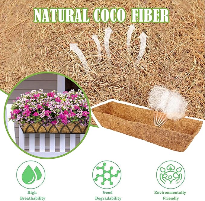 2 Pack 24 Inch Trough Coconut Liners - Image 3