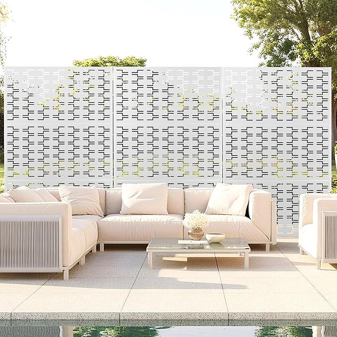 Outdoor Privacy Screen, Freestanding Privacy Fence Panels - Image 9