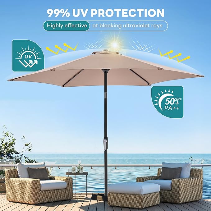 OLIXIS 7.5ft Patio Umbrella - Image 4
