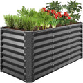 Best Choice Products 4x2x2ft Outdoor Metal Raised Garden Bed, Deep Root Box by BestChoiceProducts