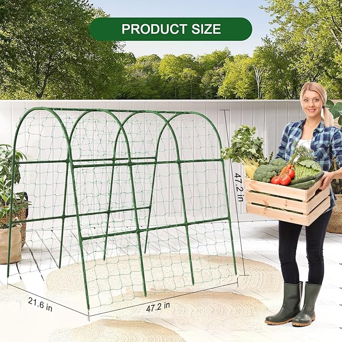 U-Shape Cucumber Trellis for Raised Bed - Image 3