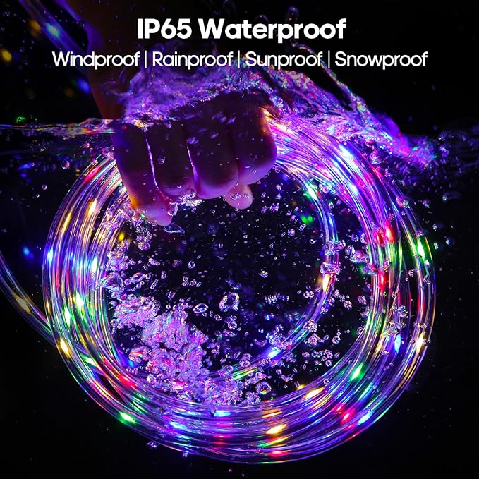 100FT 720 LED Christmas Rope Lights Outdoor Waterproof - Image 4
