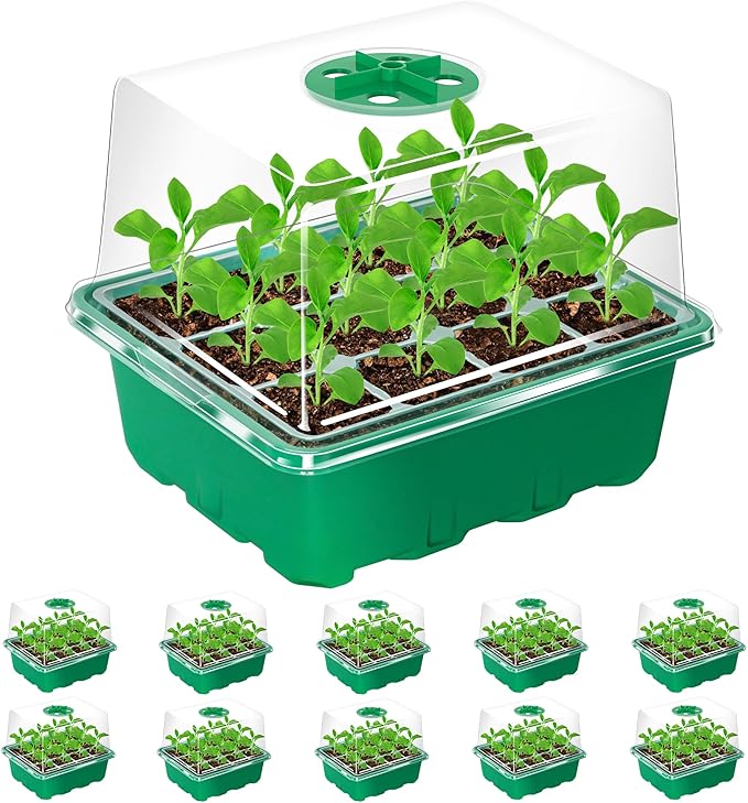 Bonviee 10 Packs Seed Starter Tray by BonvieeDirect