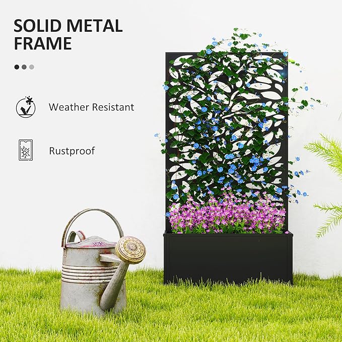 Outsunny Metal Raised Garden Bed - Image 5