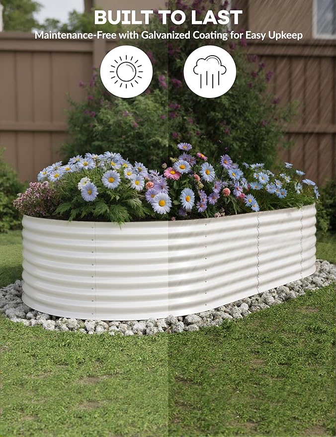 2 Pcs Raised Garden Beds Outdoor 8x4x2 ft - Image 5
