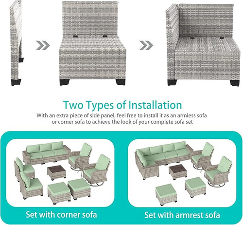 11-Piece Outdoor Patio Furniture Set - Image 2