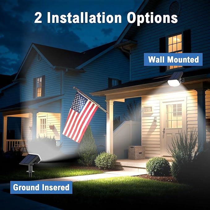 Solar Lights Outdoor Waterproof IP65, Super Bright LED, Cool Light 2 Lighting - Image 6