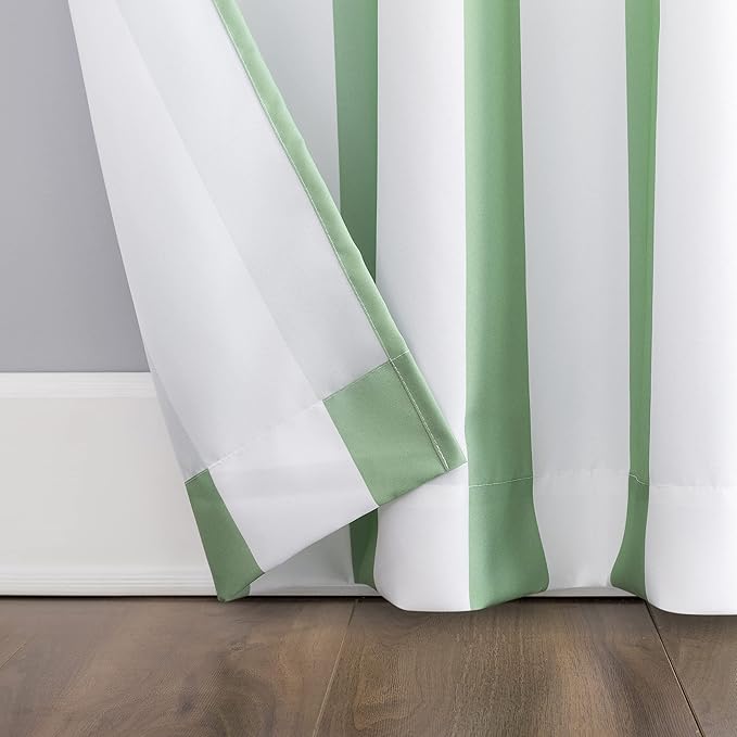 Sun Zero Valencia 2-Pack Cabana Stripe Indoor/Outdoor UV Protectant Energy - Image 4