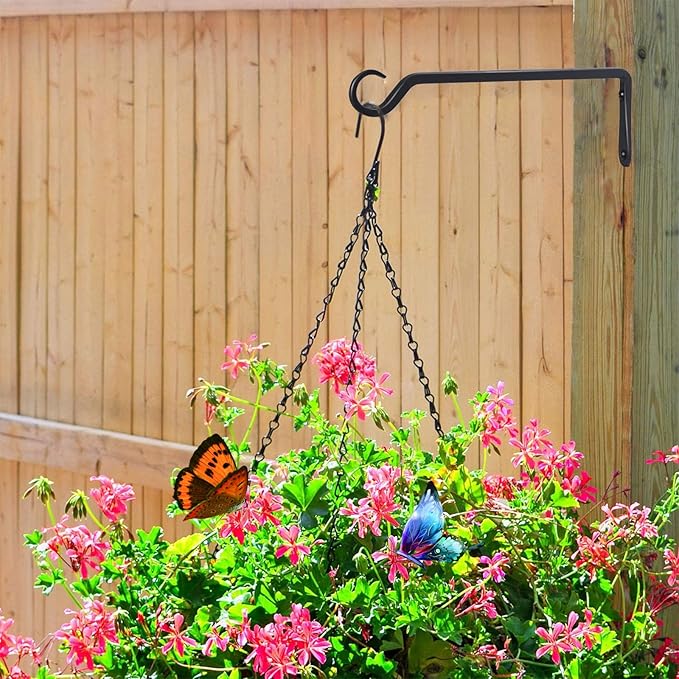 2 Pack Premium Forged Wall Hook, Sturdy Hanging Plant Bracket, Elegant Hook - Image 2