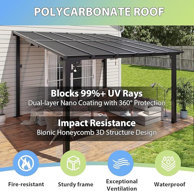 Aoxun 12'x 10' Premium Gazebo - Image 5