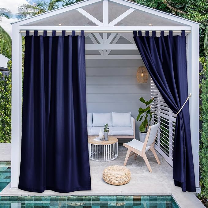 NICETOWN 2 Panels Outdoor Curtains by NICETOWN
