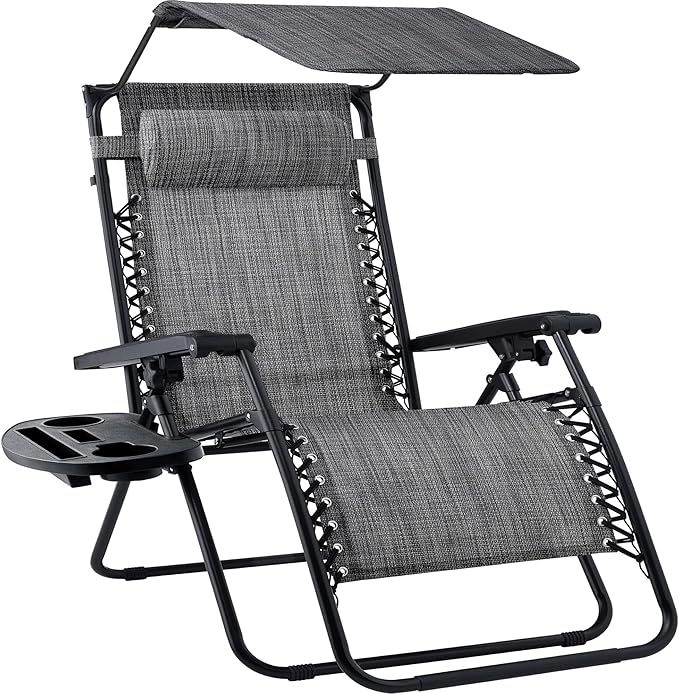 Best Choice Products 30” Wide Folding Zero Gravity Outdoor Recliner Patio by BestChoiceProducts