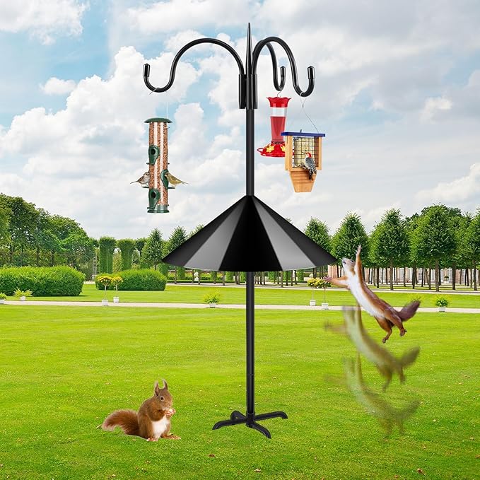 FEED GARDEN 92" Squirrel-Proof Bird Feeder Pole by FEEDGARDEN