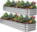 1MORE Raised Garden Bed -8X2X1 Galvanized Planter Box by 1MORE