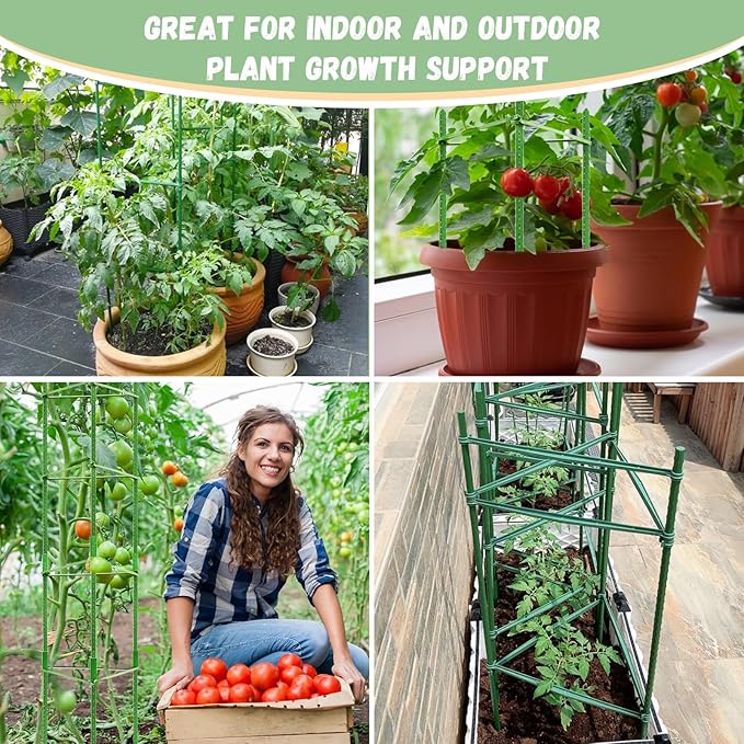 Legigo 8-Pack Tomato Cage for Garden Plant Support- Up to 48inch Garden Stakes - Image 7