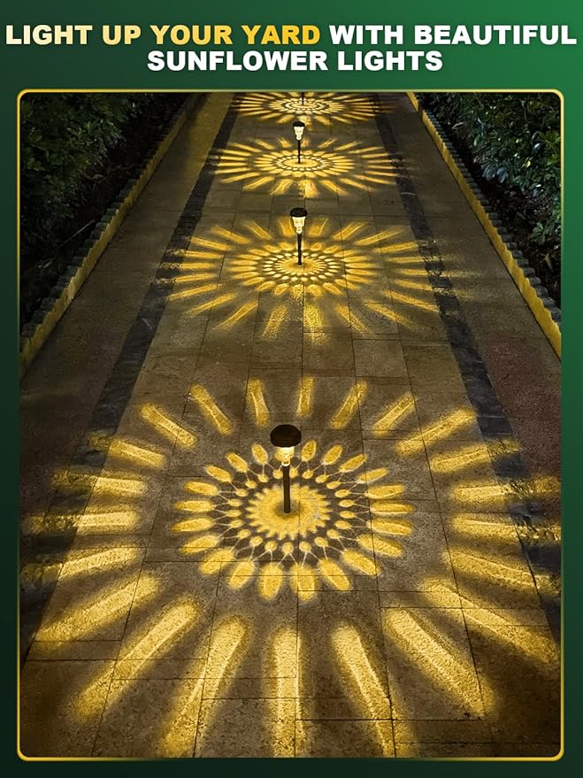 ROOR Ultra Bright Solar Pathway Lights 16 Pack, Outdoor Solar Yard Lights - Image 2