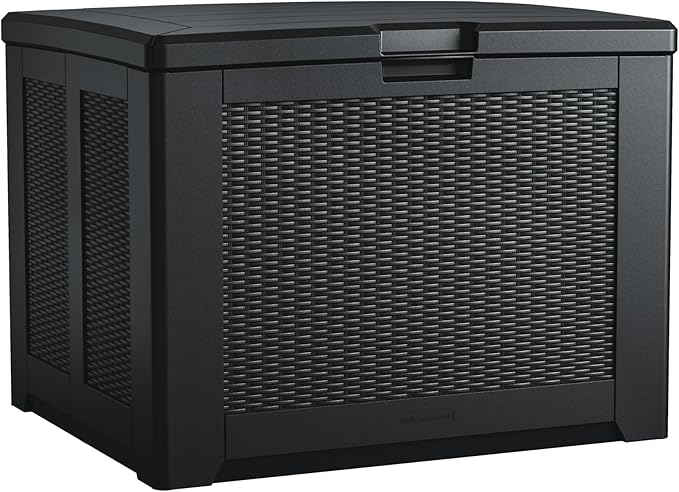 Rubbermaid Medium Resin Outdoor Storage Deck Box, Weather Resistant, Deck by Rubbermaid