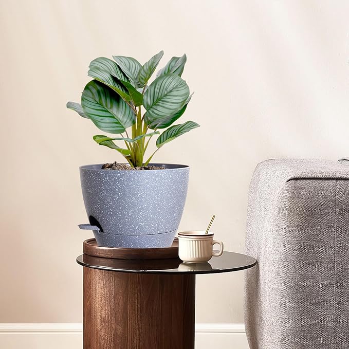10 inch Self Watering Pots, Plant Pots - Image 2