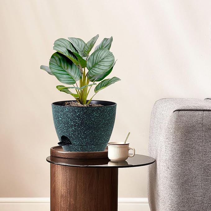 10 inch Self Watering Pots, Plant Pots - Image 2