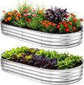 TATAANTY Galvanized Raised Garden Bed Kit, Rust-Resistant Planter Garden Boxes by TATAANTY