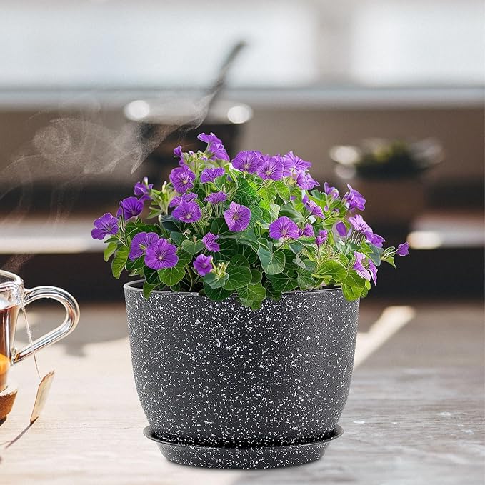 12 inch Big Plant Pots, Plastic Planters - Image 6