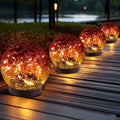 Solar Globe Lights Outdoor Waterproof by JKIMK