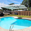 PURPLE LEAF Patio Umbrella 10' X 13' Rectangle Cantilever Umbrella Large by Unknown
