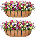 16'' Window Box Railing Planter by Qusuxi