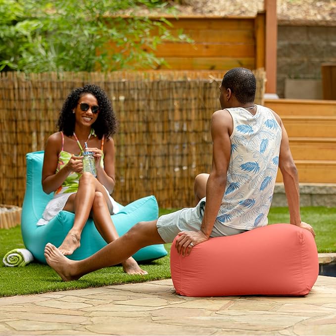 Jaxx Leon Outdoor Bean Bag Ottoman - Image 6