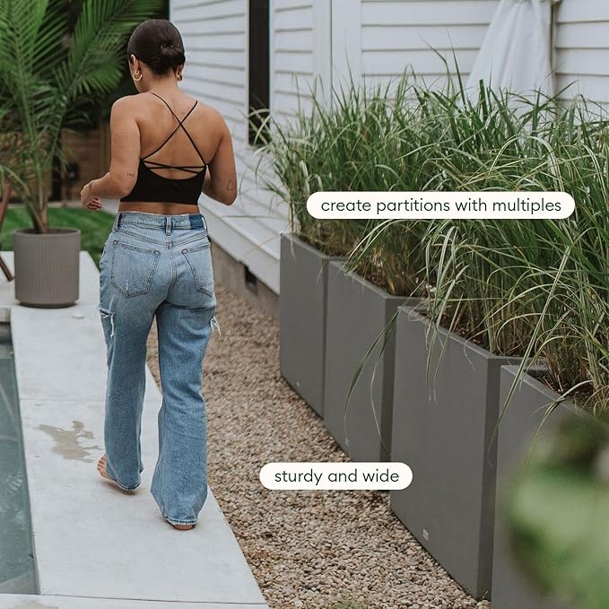 Veradek Block Series Span Plastic Planter - Image 5
