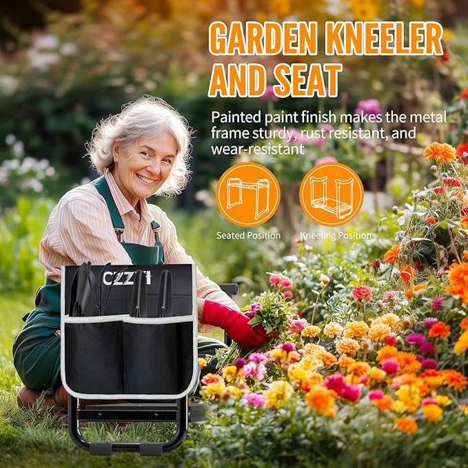 Garden Kneeler and Seat, Wider and Thicker Kneeling Pad Heavy Duty Gardening - Image 4
