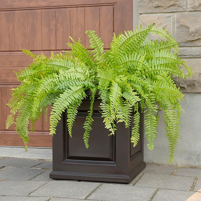 Mayne Nantucket 20-Inch Square Planter – Self-Watering, Weather-Resistant - Image 7
