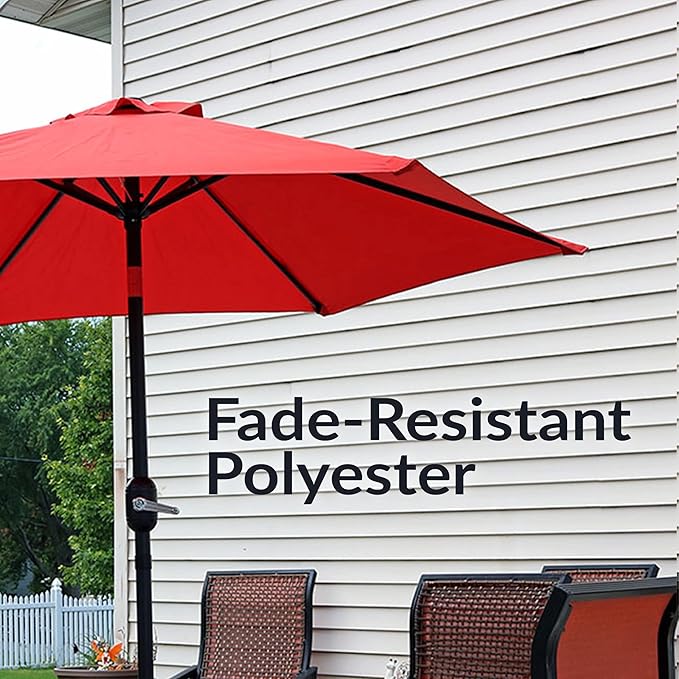 Sunnydaze Outdoor Patio Umbrella - Image 4