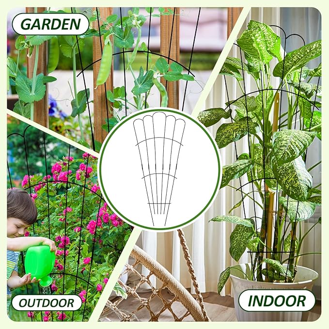 LEIFIDE 2 Pcs 33in Plant Trellis - Image 7