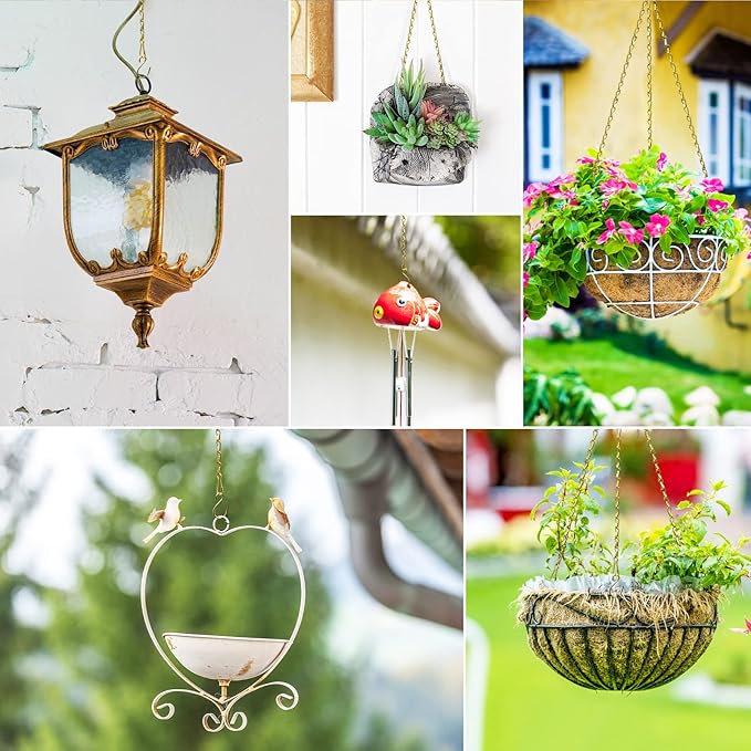 RIFNY Gold Chain for Hanging Plants, 20 Inch Small Plant Chains for Hanging - Image 3