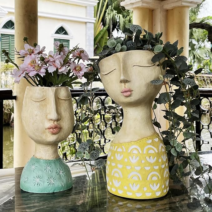 DiliComing Face Planter-Pots for Indoor Plants - Image 8