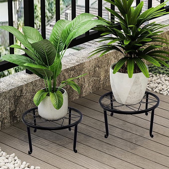 yosager 4 Pack Metal Plant Stands - Image 2