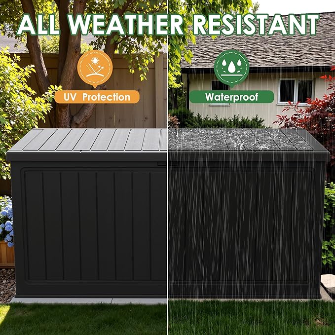 Devoko 260 Gallon Double-Wall Deck Box - Image 5