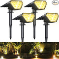 Biling Solar Spot Lights Outdoor, Bright 700 Lumen Solar Outdoor Lights IP67 by biling