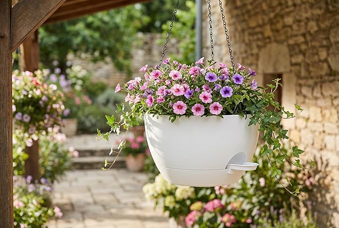 Hanging Planters, Matte Plastic Planters - Image 4