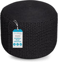 BIRDROCK HOME Outdoor Pouf Ottoman | Hand Woven Waterproof Foot Stool by BIRDROCKHOME