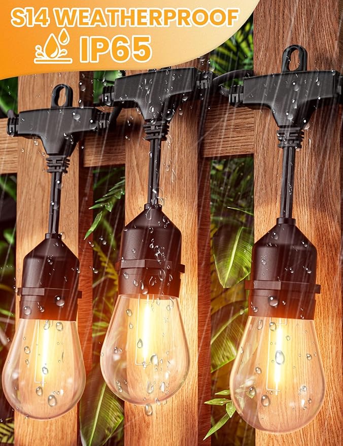 Svater Outdoor Led String Lights 25 FT, Patio Lights - Image 3