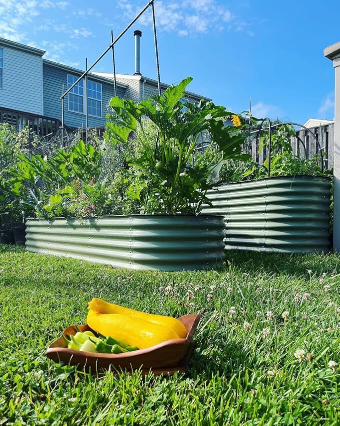 32" Extra Tall Raised Garden Bed Kits, 3.5 x 6.5 x 2.7ft Deep Root 9 in 1 - Image 9