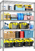 IZEUK 6-Tier Heavy Duty Metal Wire Shelving Unit, Adjustable Storage Rack by IZEUK