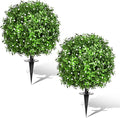 Artificial Topiary Bushes for Outdoors by FAJUNZH