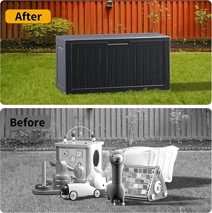 ROJIK Outdoor Storage Housing Deck Box - Image 6