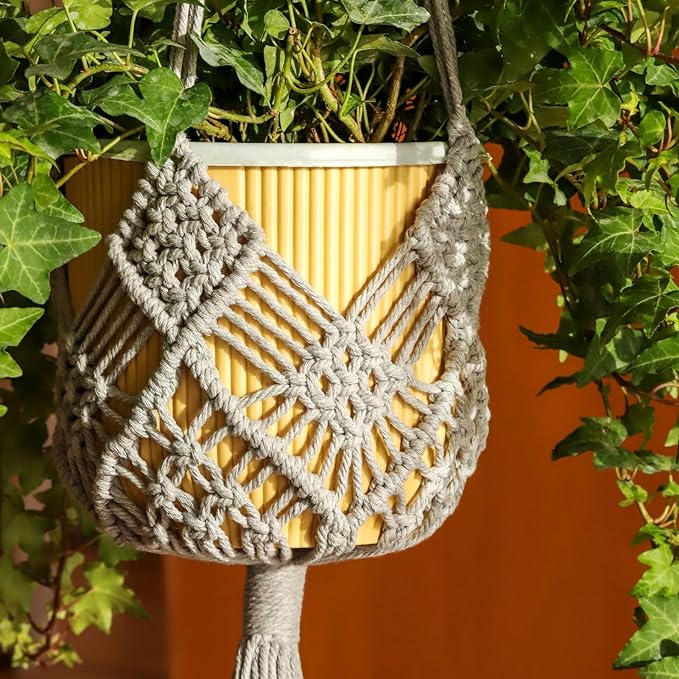 Hanging Planter with Patterns by XINBOR